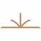 Ekena Millwork Richland Smooth Timber Gable Bracket, Western Red Cedar, 96"W x 36"H x 3 1/2"D x 3 1/2"F, 9/12 Pitch GBW096X36X0404RIC00SWR - alternate 1